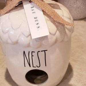 Rae Dunn accorn NEST birdhouse